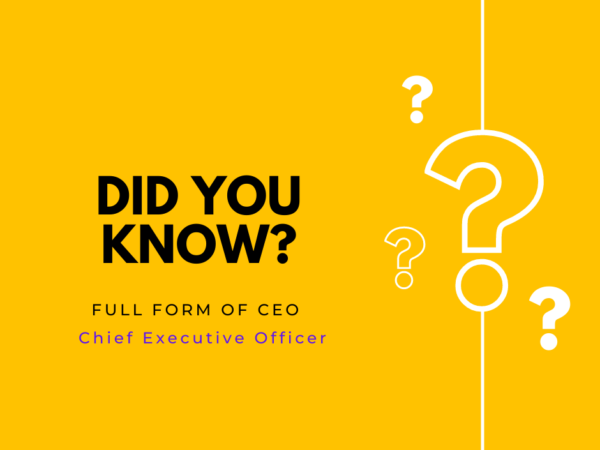 CEO Full Form