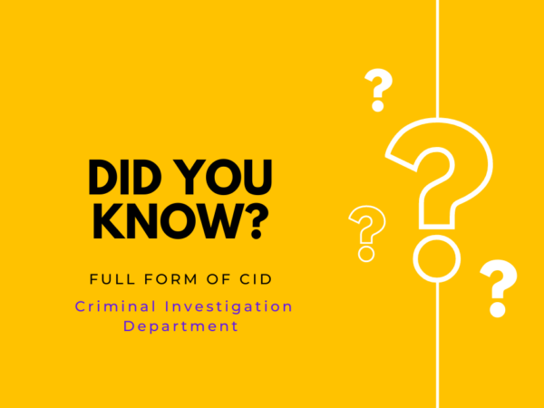 CID Full Form