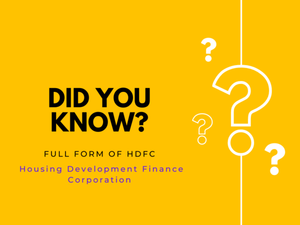 HDFC Full Form