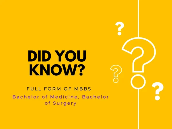 MBBS Full Form