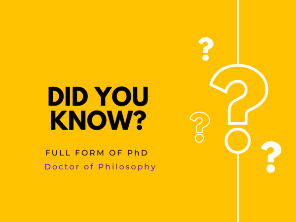 PHD Full Form