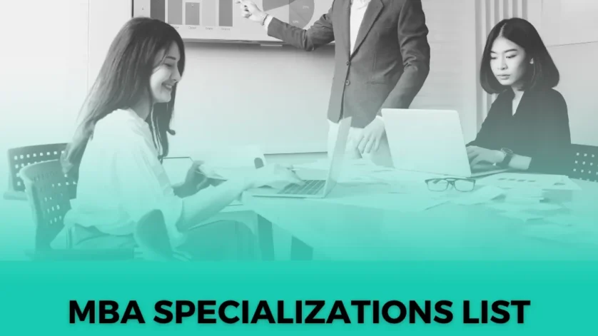 mba specializations list